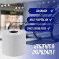 Genuine Joe Embossed Roll Bath Tissue, White, 80 / Carton, GJO25080-80