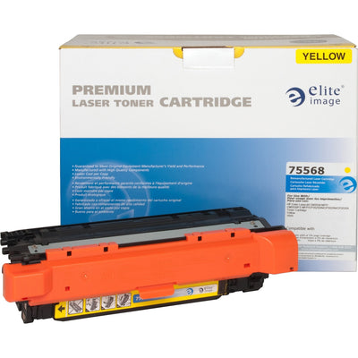 Elite Image Remanufactured Laser Toner Cartridge 504A (CE252A) - Yellow -, ELI75568