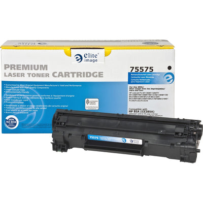 Elite Image Remanufactured Laser Toner Cartridge 85A (CE285A) - Black -, ELI75575
