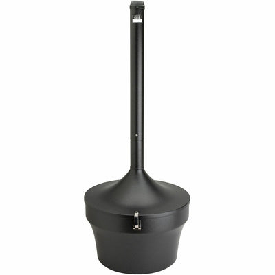 Genuine Joe 4.25 Gal Fire-safe Smoking Receptacle, Black, GJO58891