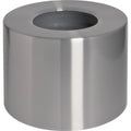 Genuine Joe Classic Cylinder 2-Piece Waste Receptacle, Silver, 35 gal, GJO58893