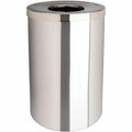 Genuine Joe 30 Gallon Stainless Steel Trash Receptacle, Silver, GJO58895