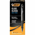 BIC Velocity Glide Bold Ball Pen, 1 Dozen, BICVLGB11BK