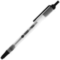 Business Source Retractable Ballpoint Pens, 1 Dozen, BSN25050
