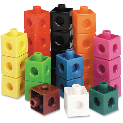 Learning Resources Snap Cubes Set of 100, White, 1 Set — view 1