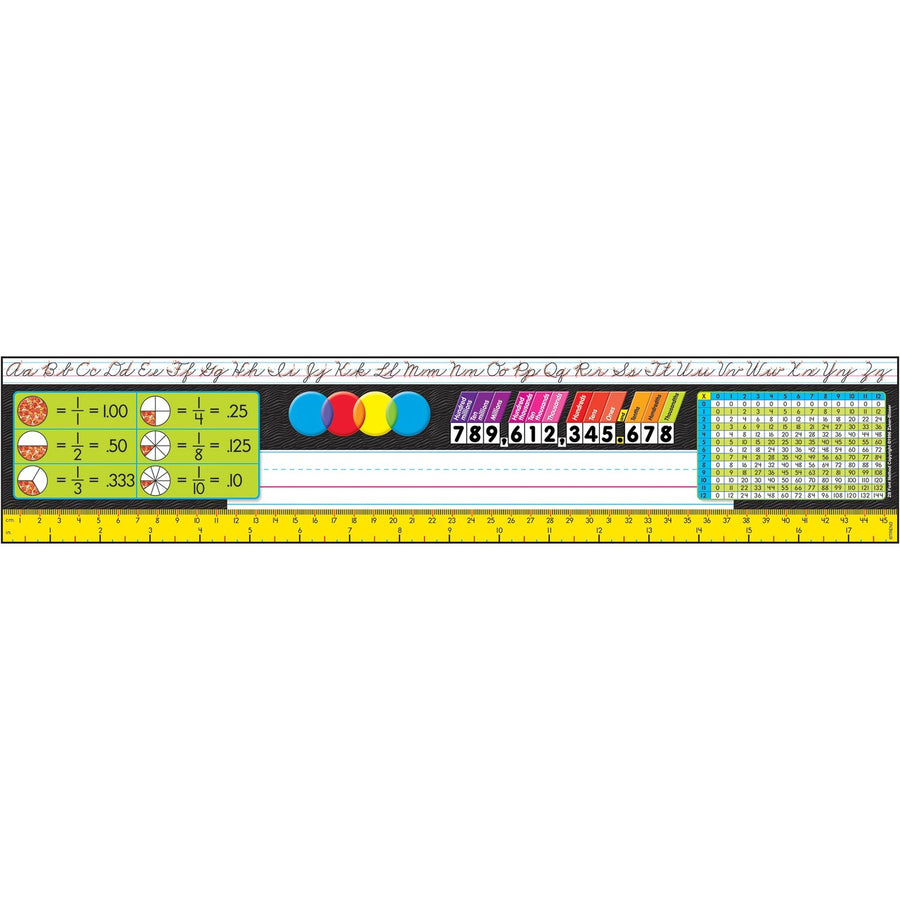 Trend Grades 3-5 Zaner-Bloser Desk Toppers Reference Name Plates, 18" x 3.8", 1 / Pack, TEPT69403