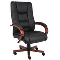 Norstar Office Boss CaressoftPlus High-Back Executive Chair, BOPB8991C