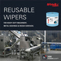 Kimberly-Clark Wypall PowerClean X80 Heavy Duty Cloths Jumbo Roll, Blue, KCC41043