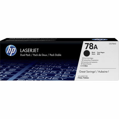 HP 78A Original Laser Toner Cartridge - Black - 1 Carton, HEWCE278AD