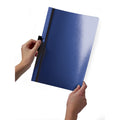 Durable Office DURACLIP Letter Report Cover, Black, 8 1/2" Width x 11" Length, DBL2203-01