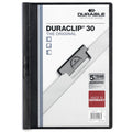 Durable Office DURACLIP Letter Report Cover, Black, 8 1/2" Width x 11" Length, DBL220301