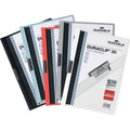 Durable Office DURACLIP Letter Report Cover, Black, 8 1/2" Width x 11" Length, DBL220301
