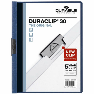 Durable Office DURACLIP Letter Report Cover, 8 1/2" Width x 11" Length, DBL220307