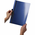 Durable Office DURACLIP Letter Report Cover, Black, 8 1/2" Width x 11" Length, DBL221401
