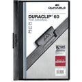 Durable Office DURACLIP Letter Report Cover, Black, 8 1/2" Width x 11" Length, DBL2214-01