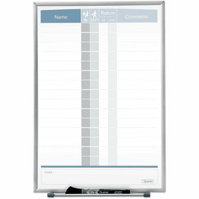 ACCO Quartet Matrix 15-employee In/Out Board, QRT33703