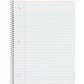 TOPS Wide Rule 1-subject Spiral Notebook, 10 1/2" x 8", TOP65031
