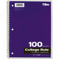 TOPS 1 - subject College - ruled Notebook - Letter, 8 1/2" x 11", TOP65161