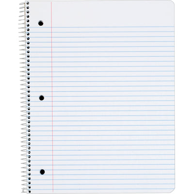 TOPS 1 - subject College - ruled Notebook - Letter, 8 1/2" x 11", TOP65161