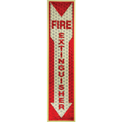 LC Miller's Creek Luminous Fire Extinguisher Sign, Red, MLE151833