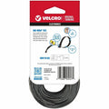 Velcro ONE-WRAP Thin Ties 15in x 1/2in Ties Gray & Black 30 ct, 30 / Pack, VEK94257