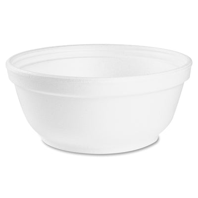 Dart Container J Cup 8 oz Insulated Foam Bowls, White, 20 / Carton, DCC8B20
