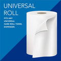 Kimberly-Clark Scott Essential Universal High-Capacity Hard Roll Towels with Absorbency Pockets, White, 1 Carton, KCC01000