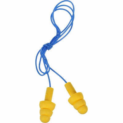 3M E-A-R UltraFit Corded Earplugs, Yellow, 100 / Box, MMM3404004