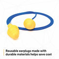 3M E-A-R UltraFit Corded Earplugs, Yellow, 100 / Box, MMM3404004