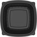 Dart Container 32 oz (946 ml) Square PP Bowl - Black, 63 / Pack, DCCB32SB