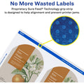 Avery Arched Labels - Sure Feed - Print-to-the-Edge, Matte White, 90 / Pack, AVE22809
