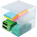 Deflecto Stackable Cube Organizer, Clear, DEF350701
