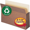 Smead Straight Tab Cut Legal Recycled File Pocket, Redrope, 9 1/2" Width x 14 5/8" Length, 25 / Box, SMD74205