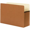 Smead Straight Tab Cut Legal Recycled File Pocket, Redrope, 9 1/2" Width x 14 5/8" Length, 10 / Box, SMD74206