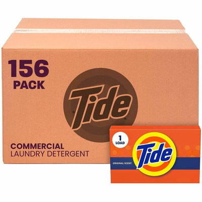 Procter & Gamble Tide Ultra Coin Vend Laundry Detergent, Blue, 156 / Carton, PGC49340