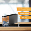 Davis Group of QuickFit Ring Binder, Black, 8 1/2" Width x 14" Length, STW95031L