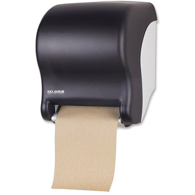 San Jamar Tear-N-Dry Essence Towel Dispenser, Black, 1 x Roll, /CT — view 1