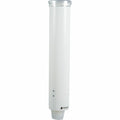 San Jamar Small Pull-type Water Cup Dispenser, Transparent White, SJMC4160WH