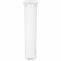 San Jamar Small Pull-type Water Cup Dispenser, Transparent White, SJMC4160WH