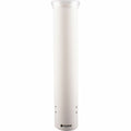 San Jamar Small Pull-type Water Cup Dispenser, Transparent White, SJMC4160WH