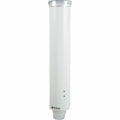 San Jamar Small Pull-type Water Cup Dispenser, Transparent White, SJMC4160WH