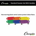 Champion Sports Standard Scooter Set w/Handles, Purple, 1 Set, CSIPGHSET