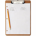 Universal Clipboard, Brown, 8 1/2" Width x 11" Length, 6 / Pack, UNV05562