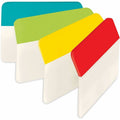 3M Post-it Solid Colors Angled Filing Tabs, Assorted, 24 / Pack, MMM686AALYR