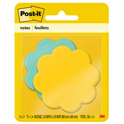 3M Post-it Super Sticky Die-Cut Notes, Blue, 2 / Pack, MMM7350DSY