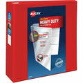 Avery Heavy-Duty View Binders with One Touch EZD Rings, Red, 8 1/2" Width x 11" Length, AVE79326