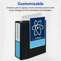Avery Heavy-Duty View Binders with One Touch EZD Rings, Red, 8 1/2" Width x 11" Length, AVE79327