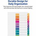 Avery Dividers, 10 Tabs, Ready Index (3 Sets of 11072), White, 36 / Carton, AVE11072
