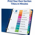 Avery Dividers, 10 Tabs, Ready Index (3 Sets of 11072), White, 36 / Carton, AVE11072