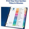 Avery Dividers, 15 Tabs, Ready Index, (3 Sets of 11074), White, 24 / Carton, AVE11074